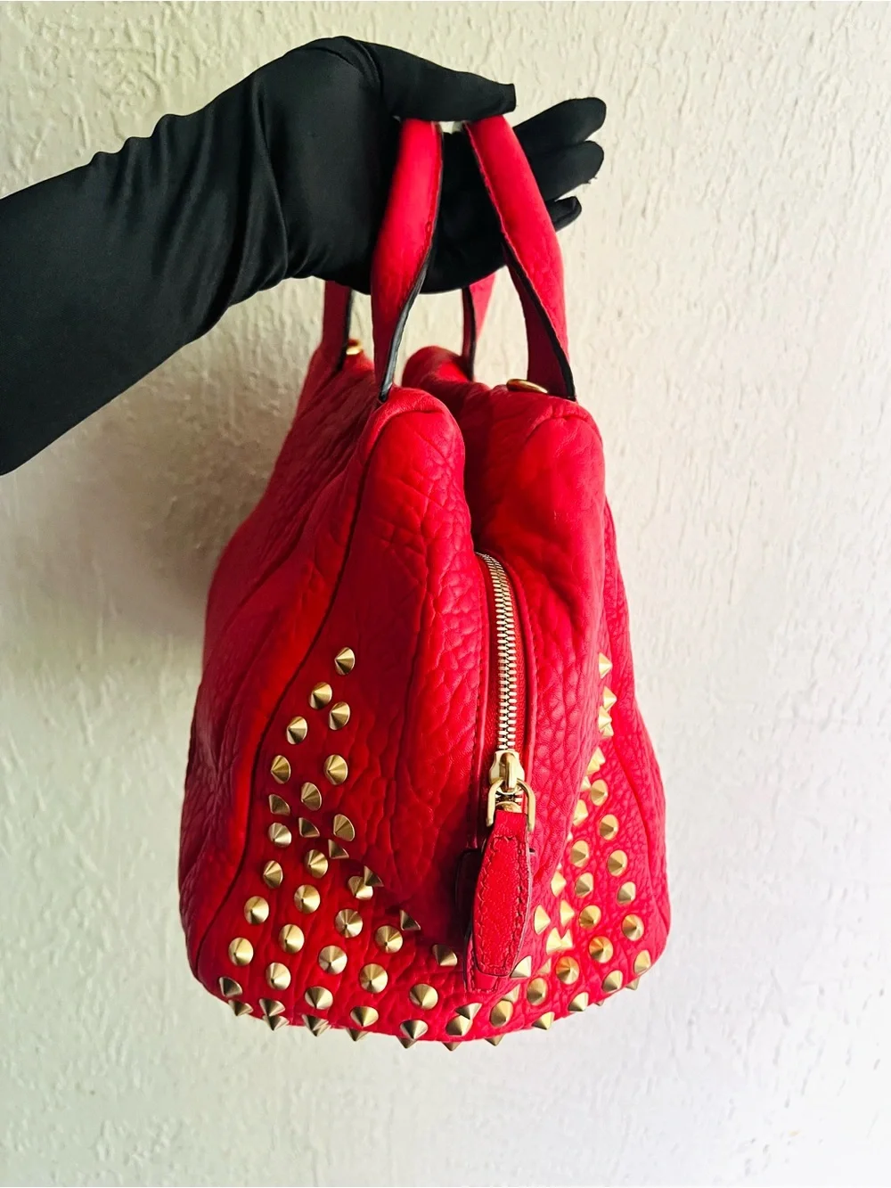 MCM Keana Medium Boston Studded Satchel